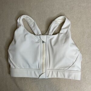 Athleta Unlimite‎ Zip Front Bra White Size XS